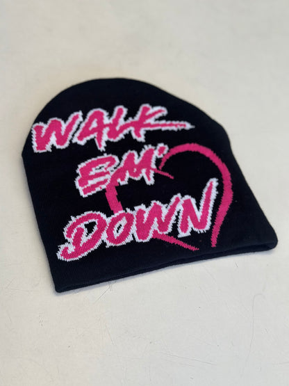 Black & Pink Beanie