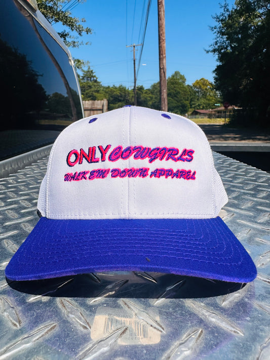 ONLY COWGIRLS - White/Purple