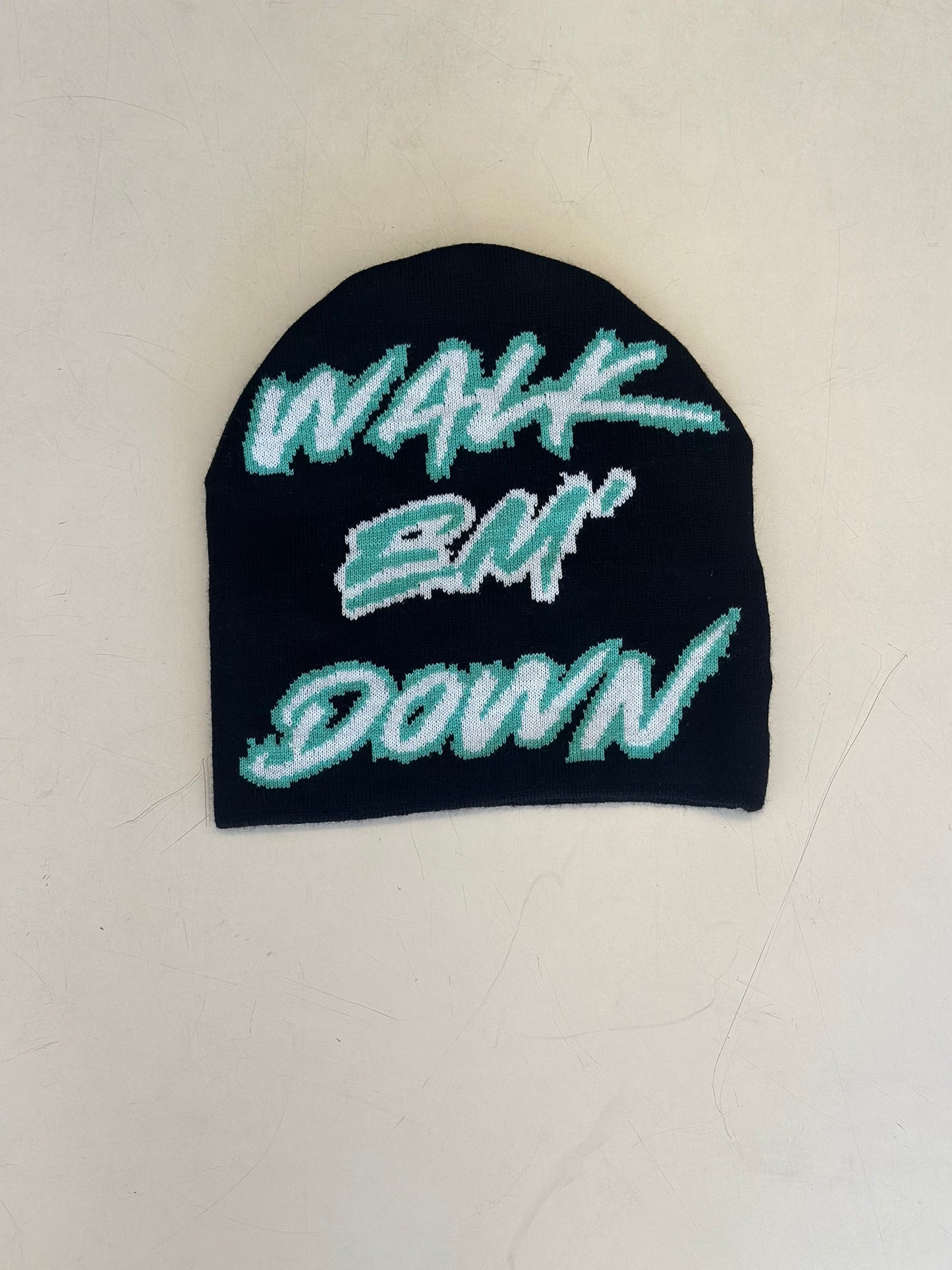Black & Teal Beanie