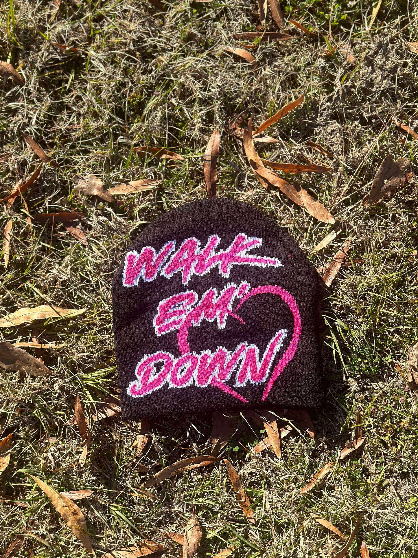 Black & Pink Beanie