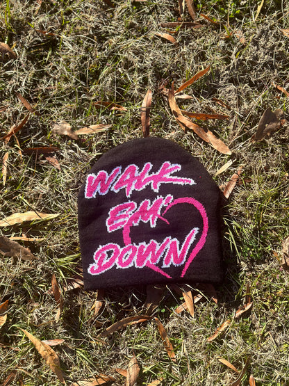 Black & Pink Beanie